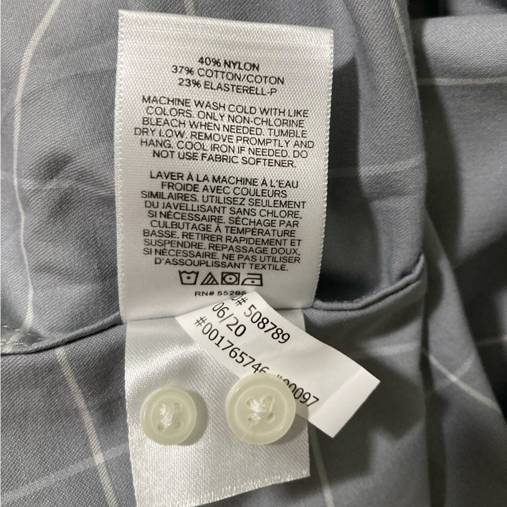 Simple pattern men’s button up shirt - Picture 5 of 5